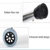 Lightweight, Foldable, Adjustable Walking Frame with Wheels and Four-Leg Walking Cane view 4