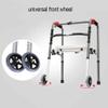 Folding 2-Wheel Walker for Adults and Seniors, Height-Adjustable, Safehappy view 4