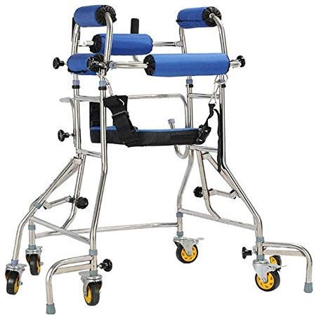 Folding Rollator Wheelchair and Rehabilitation Training Device for Adults and Older Adults