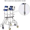 Folding Rollator Wheelchair and Rehabilitation Training Device for Adults and Older Adults view 3