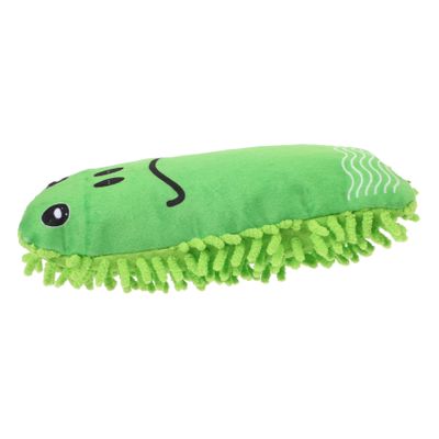 Yardwe Frog Chew Toy for Puppies, Plush Dog Toy with Dental Care
