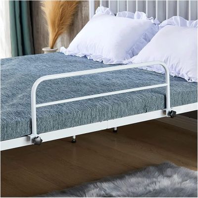 Bed Rail for Older Adults, Portable Bed Assist Rail, Safety Handle and Fall-Prevention Support for Seniors with Disabilities (White 80 x 30 cm, Black 120 x 30 cm)