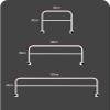 Bed Rail for Older Adults, Portable Bed Assist Rail, Safety Handle and Fall-Prevention Support for Seniors with Disabilities (White 80 x 30 cm, Black 120 x 30 cm) view 2