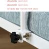 Bed Rail for Older Adults, Portable Bed Assist Rail, Safety Handle and Fall-Prevention Support for Seniors with Disabilities (White 80 x 30 cm, Black 120 x 30 cm) view 3
