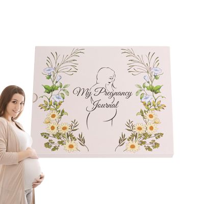 Baby Shower Guest Book – Personalized, Gender-Neutral Keepsake | Elegant Floral Hardcover, 100 Pages, Gold Foil