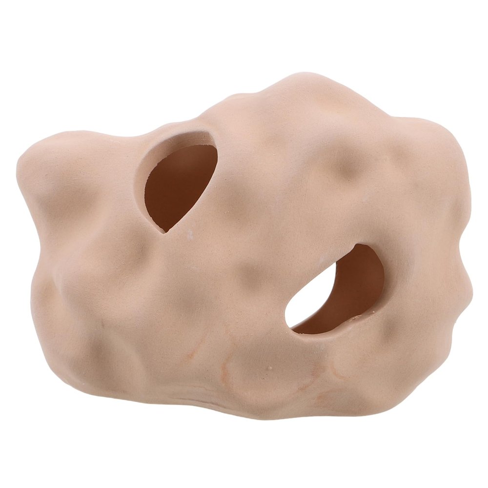 Toyvian Ceramic Aquarium Hideout for Fish, Shrimp, and Turtles