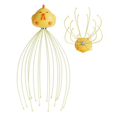 Finger Scalp Massager - Head Scratcher - Scalp Massage Tool | 16-Prong Scalp Scratcher with Ergonomic Claws, Hair Tension Relief Tool for Stress Relief, Ideal Stocking Stuffer for Body and Mind