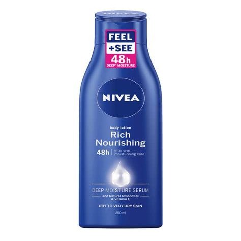 NIVEA Rich Nourishing Body Lotion 5-in-1, 48-Hour, 400 ml