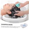 Plastic Hair-Washing Basin with Reclining Shampoo Support for Seniors view 4