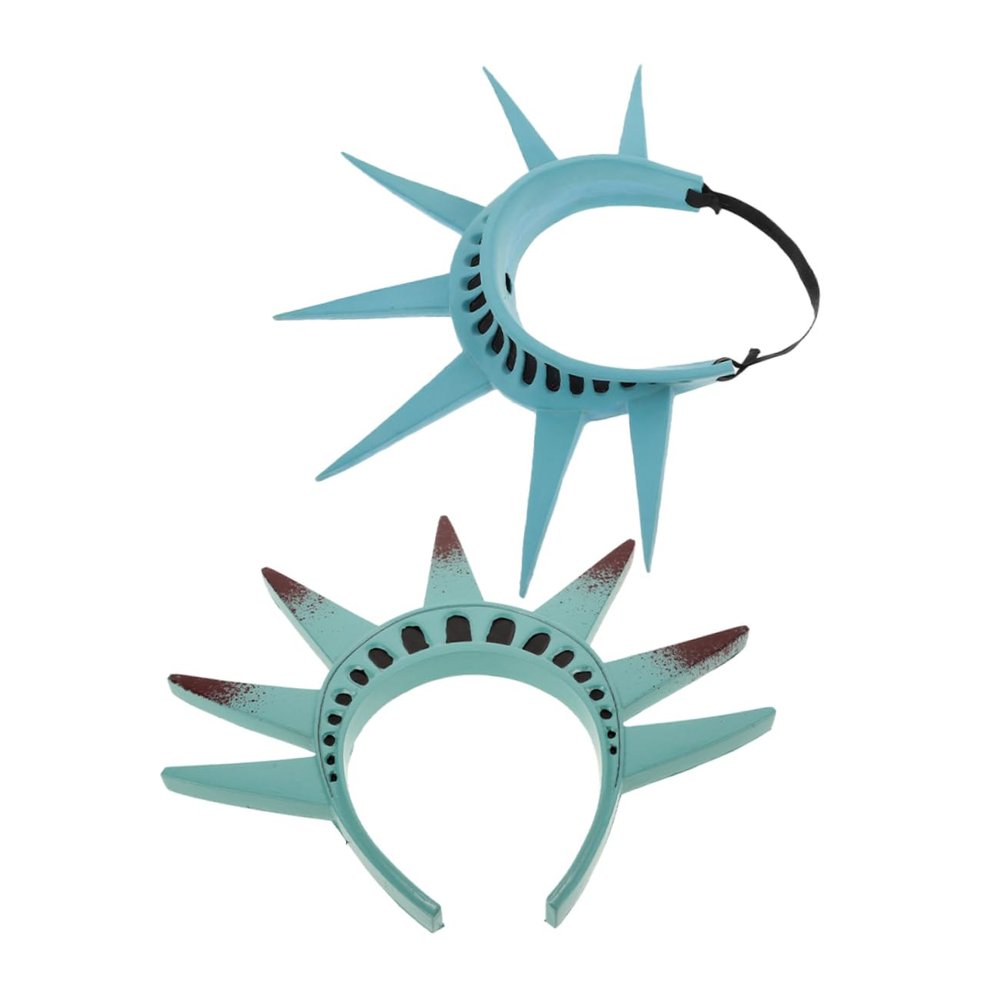 minkissy 2-Piece Statue of Liberty Headband Crown Set