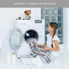 Soft, Washable Dog Blanket, 101.6 x 81.3 cm, Paw Print, Gray view 2