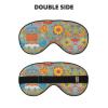 Bright-Print Silk-Like Sleep Mask for Women and Men view 2