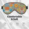 Bright-Print Silk-Like Sleep Mask for Women and Men view 3