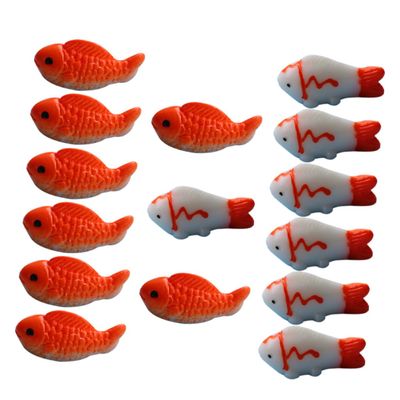 Ciieeo 15-Piece Aquarium Decor Flower Pot Ornament