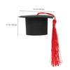 OUNONA 12-Piece Graduation Cap Cake Toppers view 2