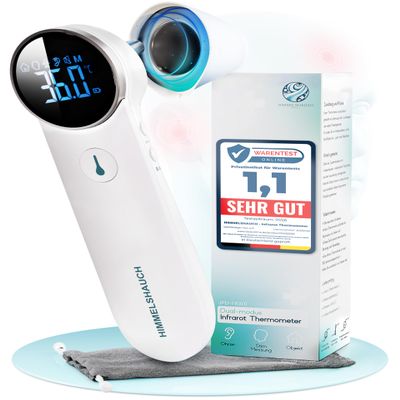 HIMMELSHAUCH MEDICAL 3-in-1 Ear & Forehead Thermometer