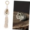 HAPINARY Beige Hamster Hammock Made of Cotton Rope for Small Pets view 3