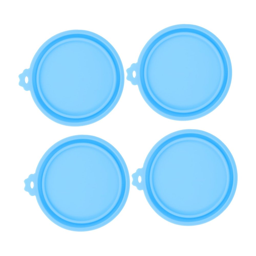 HAPINARY 4-Piece Silicone Lids for Cans