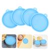 HAPINARY 4-Piece Silicone Lids for Cans view 4