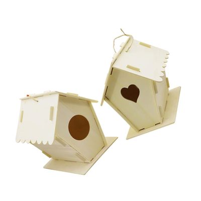 COLLBATH 2-Piece DIY Birdhouse