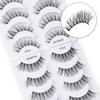 DYAFIN Natural False Eyelashes, Handmade, Reusable, Soft, C-Curl, 4 Pairs view 1