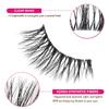 DYAFIN Natural False Eyelashes, Handmade, Reusable, Soft, C-Curl, 4 Pairs view 4