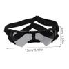 TOYANDONA Dog Sunglasses with UV Protection, Snow Resistance, Black EVA Material, and Adjustable Straps view 2