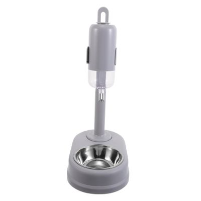 BUGUUYO Hanging Water Dispenser for Dogs and Cats with Separate Food and Water Compartments