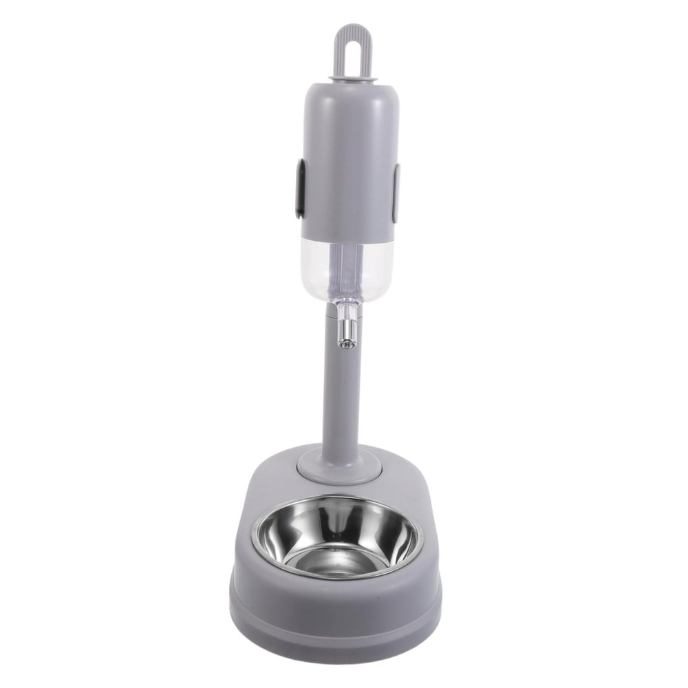 BUGUUYO Hanging Water Dispenser for Dogs and Cats with Separate Food and Water Compartments