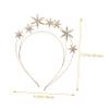 Elegant Star Headband with Rhinestone Crown for Women and Brides view 2