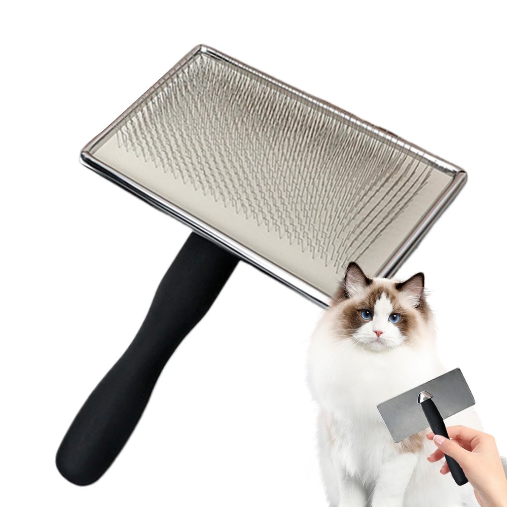Pet Deshedding and Dematting Brush for Dogs and Cats