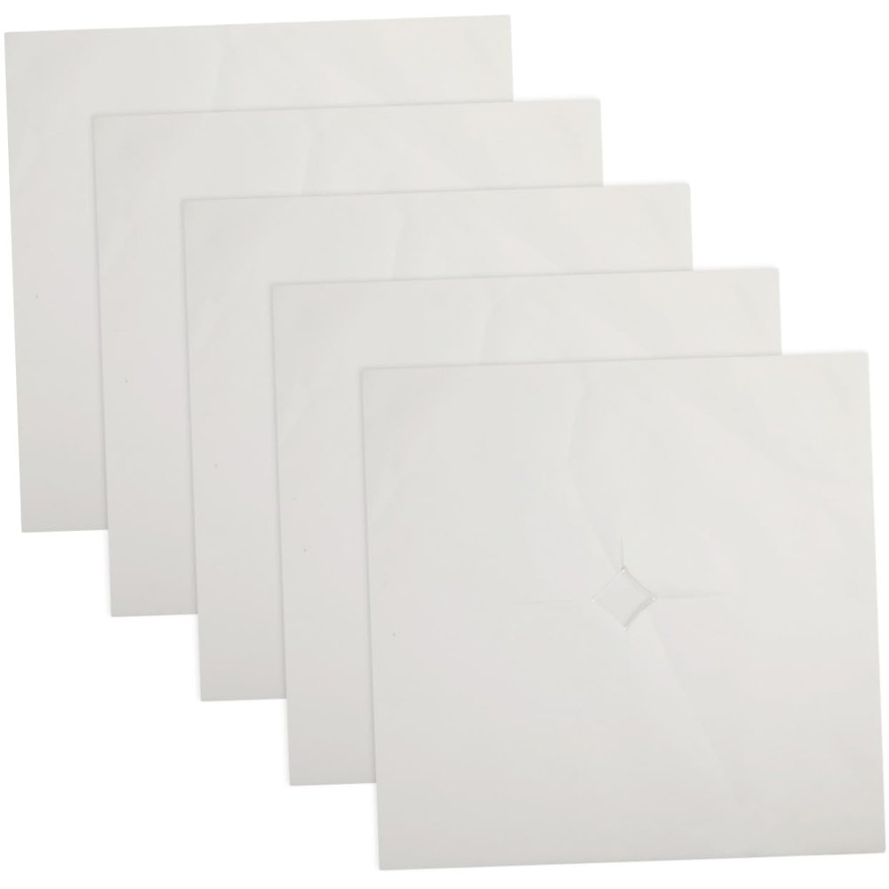 Disposable Facial Massage Covers with Hole, 500 Nonwoven Sheets, White