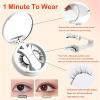 2 Pairs of Magnetic Lashes with Applicator, No Glue Required view 3