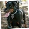 Black Stainless Steel Shield-Shaped Dog Tags, 2 Pieces view 4
