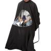HKYBCF Waterproof Haircut Cape with Viewing Window, Blue view 3