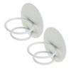 DECOMELODY 2-Pack Wall-Mounted Makeup Sponge Holders, Carbon Steel, No Drilling view 1