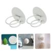 DECOMELODY 2-Pack Wall-Mounted Makeup Sponge Holders, Carbon Steel, No Drilling view 3