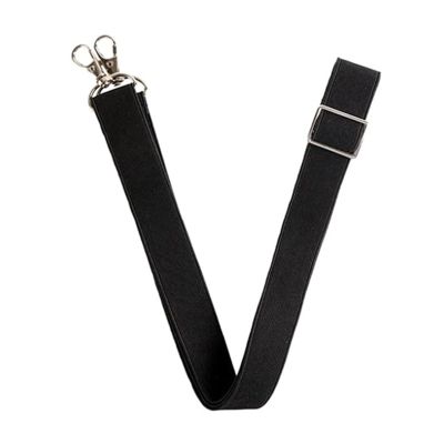 Adjustable Horse Blanket Leg Straps, Double Swivel Snaps, 65–130 cm, Black