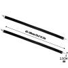 Adjustable Horse Blanket Leg Straps, Double Swivel Snaps, 65–130 cm, Black view 2