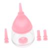 WEKAMOS Nursing Bottle for Puppies and Rabbits, 40 ml, Pink, Plastic and Silicone, Lightweight and Portable with Scale view 1