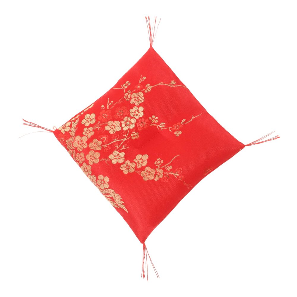 DONFAMDS Soft Square Fabric Mat for Lucky Cats, Non-Slip Decorative Wealth Cat Cushion