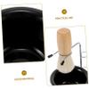 Men's Shaving Set with Nylon-Bristle Brush and Stand view 3