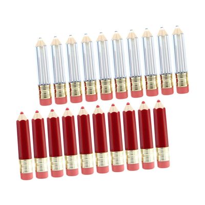SHERCHPRY 20 Empty Refillable Lip Gloss Tubes, Pen-Shaped Plastic Containers for Lip Oil and Liquid Lip Color