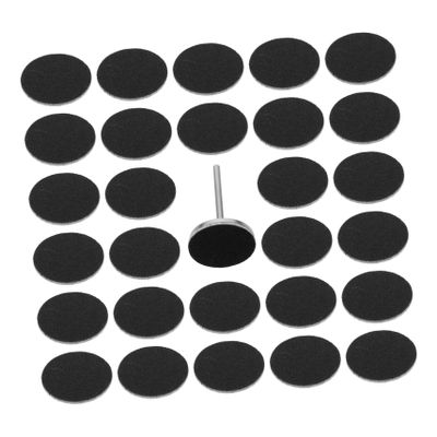 PACKOVE 60-Piece Black Nail Sanding Discs for Manicure and Pedicure