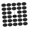 PACKOVE 60-Piece Black Nail Sanding Discs for Manicure and Pedicure view 1