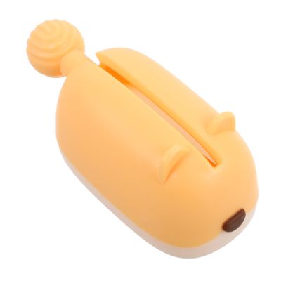Wall-Mounted Cartoon Toothpaste Squeezer, Yellow