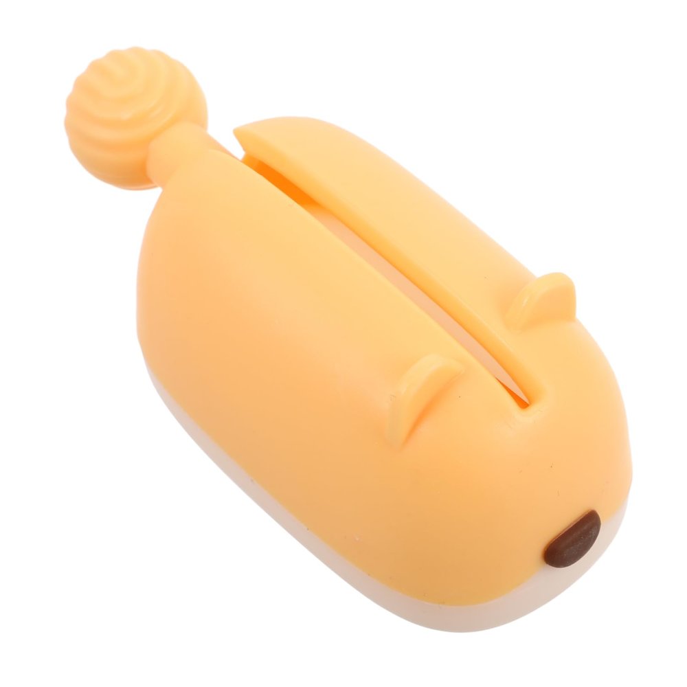 Wall-Mounted Cartoon Toothpaste Squeezer, Yellow