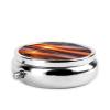 Mini Metal Pill Organizer with 3 Compartments, Travel Pill Case, Beach Sunrise view 4
