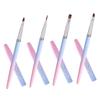 4-Piece Metal Nail Art Brush Set for Salon and Home view 1