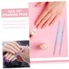 4-Piece Metal Nail Art Brush Set for Salon and Home view 2